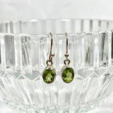 Peridot petite oval faceted earrings R2363-PDO - Nature's Magick