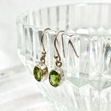 Peridot petite oval faceted earrings R2363-PDO - Nature's Magick