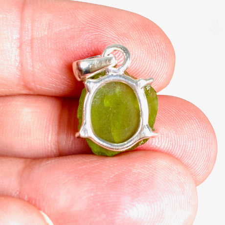 Peridot raw crystal pendant SSGJ-67 - Nature's Magick