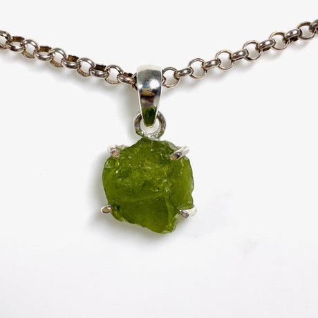 Peridot raw crystal pendant SSGJ-67 - Nature's Magick