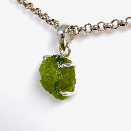 Peridot raw crystal pendant SSGJ-67 - Nature's Magick