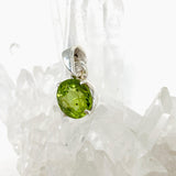 Peridot Round Faceted Pendant PPGJ550 - Nature's Magick