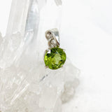 Peridot Round Faceted Pendant PPGJ550 - Nature's Magick