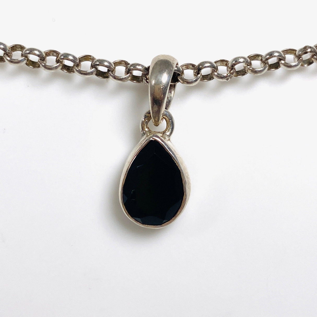 Petite Teardrop Faceted Pendant G2126T - Nature's Magick