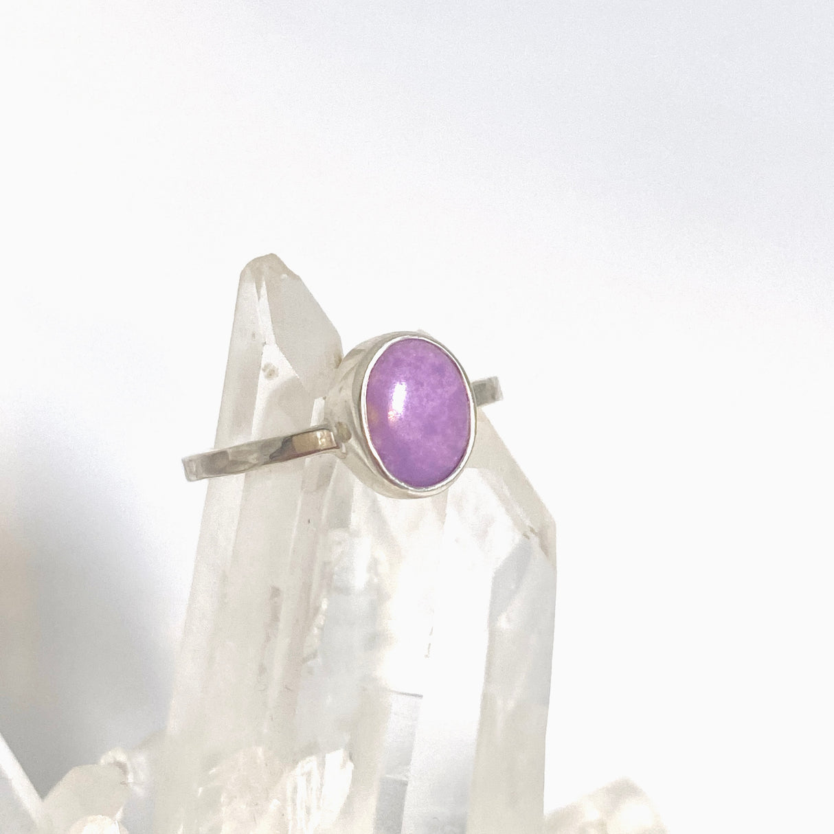 Phosphosiderite Oval Cabochon Ring BTR-29