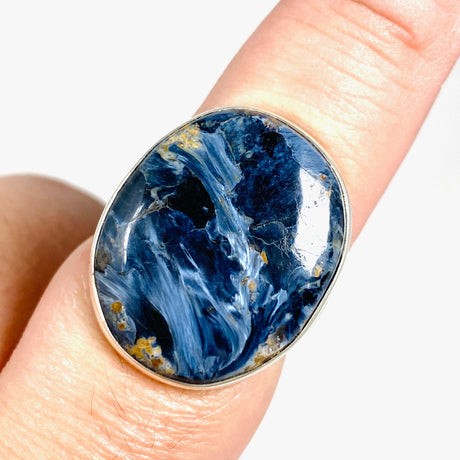 Pietersite oval ring s.10 KRGJ2758 - Nature's Magick