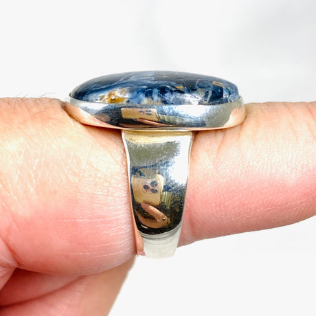 Pietersite oval ring s.10 KRGJ2758 - Nature's Magick