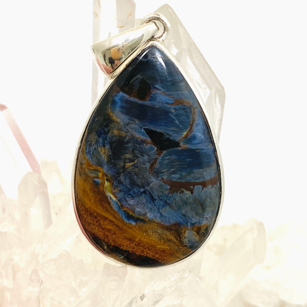 Pietersite Teardrop Cabochon Pendant PPGJ1063