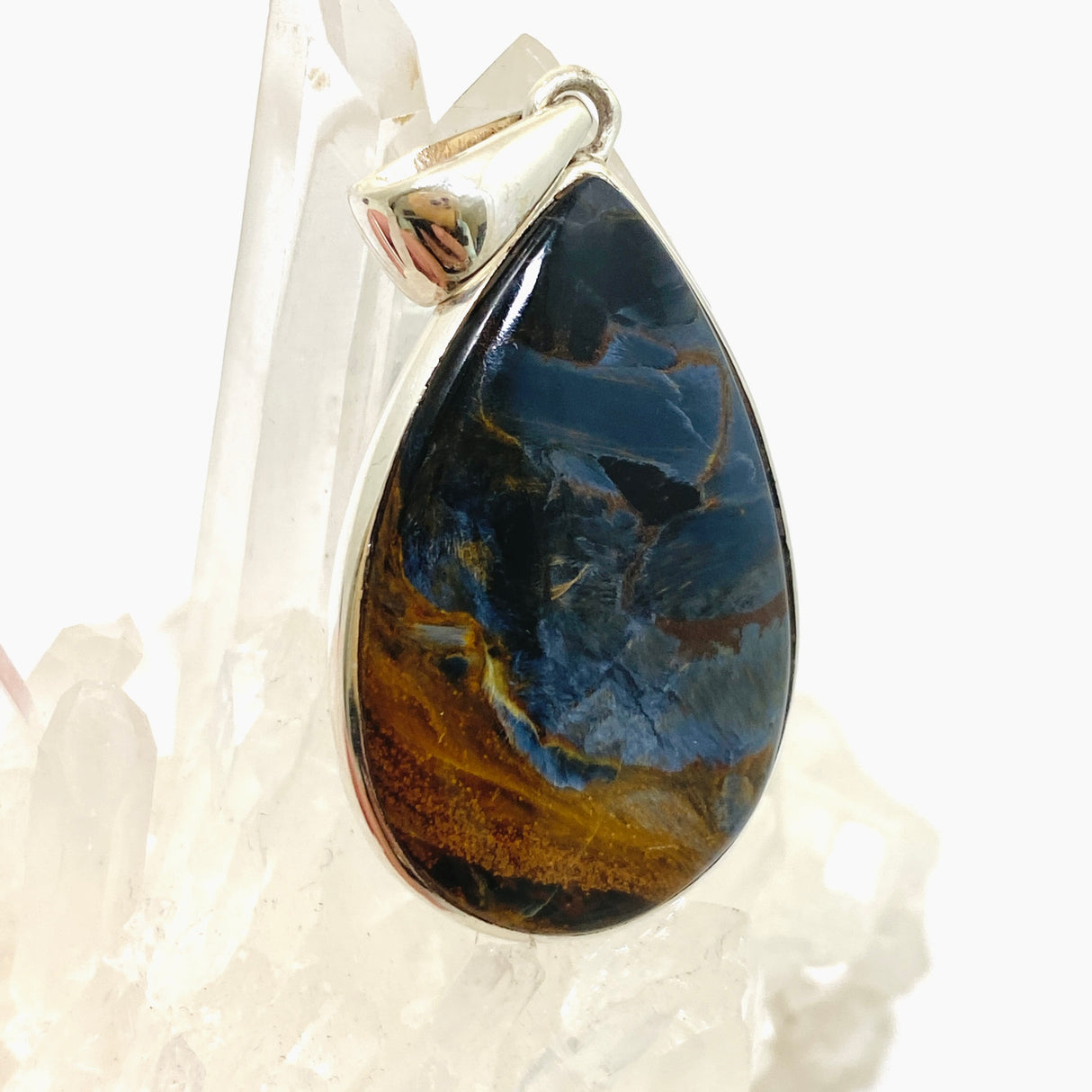 Pietersite Teardrop Cabochon Pendant PPGJ1063