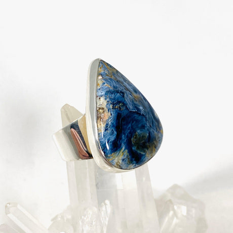 Pietersite teardrop ring s.9 KRGJ2760 - Nature's Magick