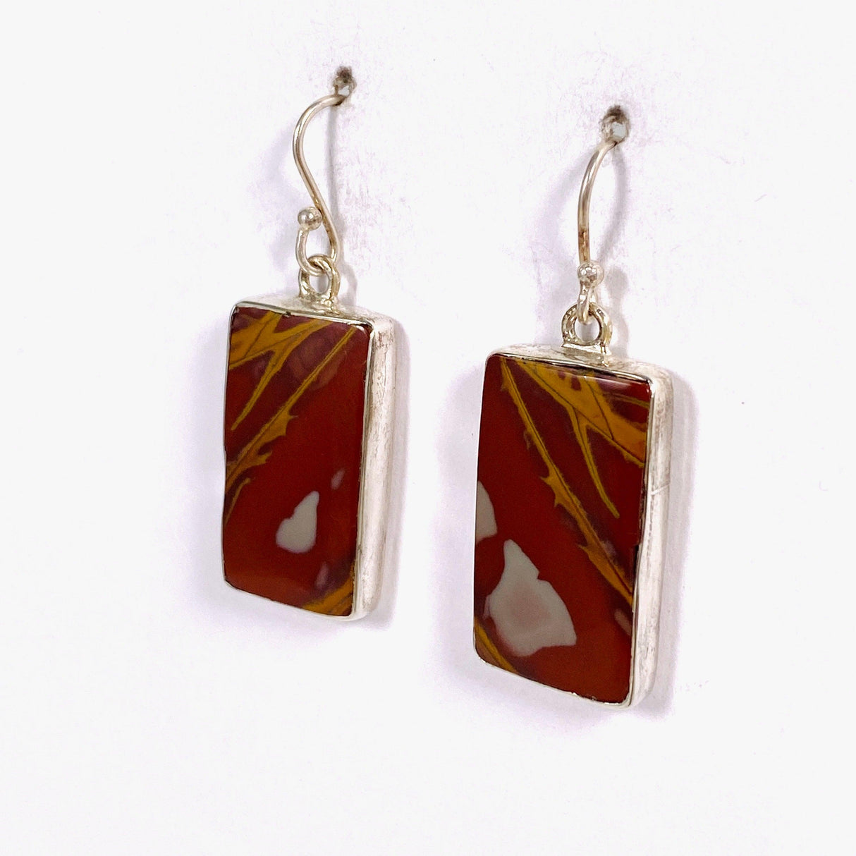 Pilbara "Noreena Jasper" Rectangular Earrings KEGJ998 - Nature's Magick