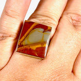 Pilbara "Noreena Jasper" Rectangular Ring Size 11 KRGJ2225 - Nature's Magick