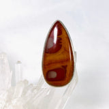 Pilbara "Noreena Jasper" Teardrop Hammered Band Ring Size 7 KRGJ2218 - Nature's Magick