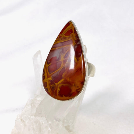 Pilbara "Noreena Jasper" Teardrop Ring Size 11 KRGJ2222 - Nature's Magick