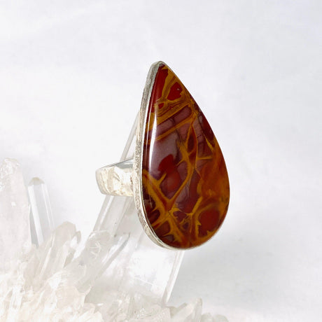 Pilbara "Noreena Jasper" Teardrop Ring Size 11 KRGJ2222 - Nature's Magick