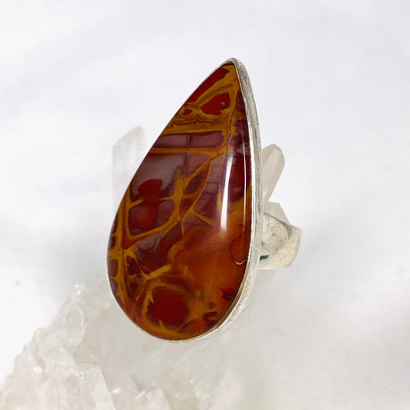 Pilbara "Noreena Jasper" Teardrop Ring Size 11 KRGJ2222 - Nature's Magick