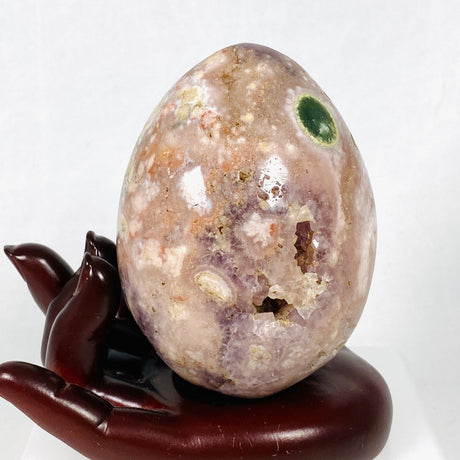 Pink Amethyst Flower Agate Egg PAFE-01 - Nature's Magick