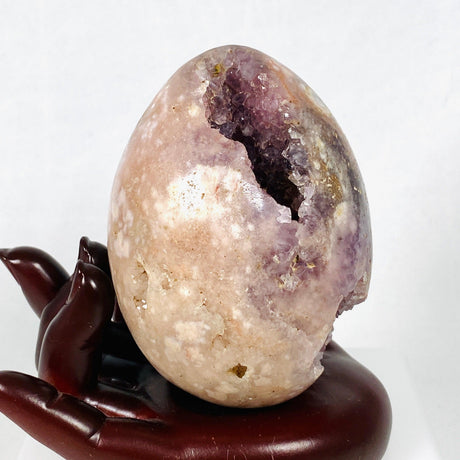 Pink Amethyst Flower Agate Egg PAFE-01 - Nature's Magick