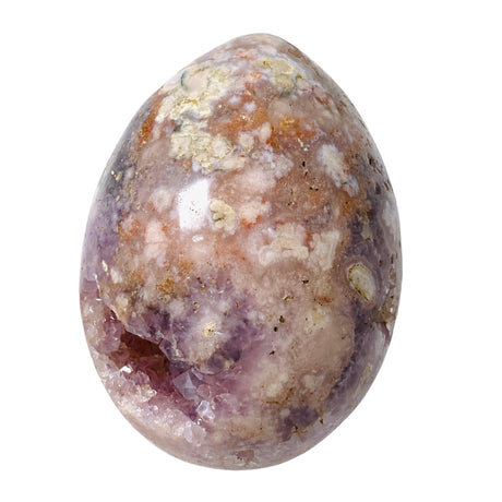 Pink Amethyst Flower Agate Egg PAFE-01 - Nature's Magick