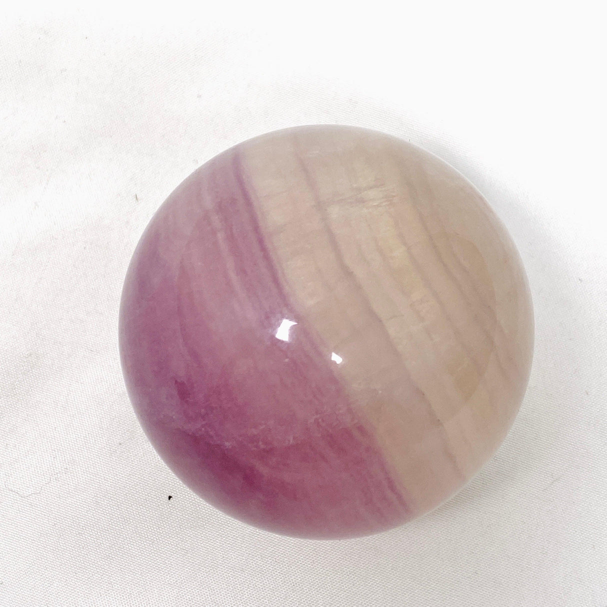 Pink and Yellow Fluorite Sphere FLS-11 - Nature's Magick