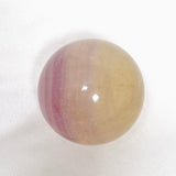 Pink and Yellow Fluorite Sphere FLS-12 - Nature's Magick