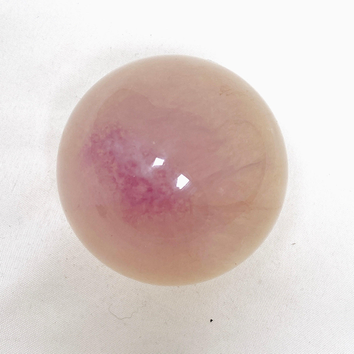 Pink and Yellow Fluorite Sphere FLS-12 - Nature's Magick