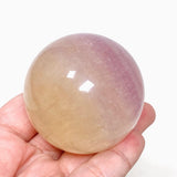 Pink and Yellow Fluorite Sphere FLS-12 - Nature's Magick