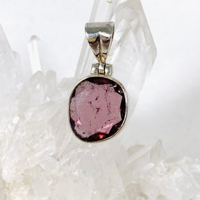 Pink Tourmaline Faceted Pendant PPGJ582 - Nature's Magick