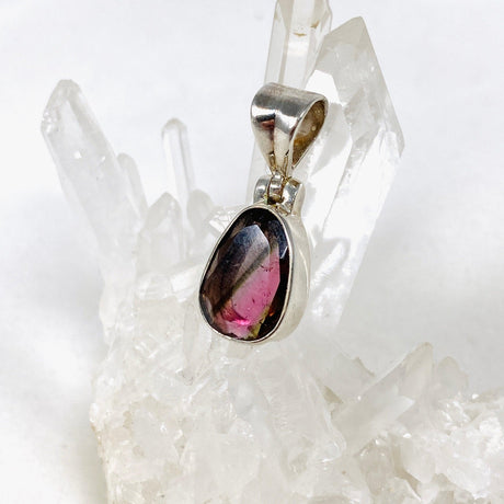 Pink Tourmaline Faceted Pendant PPGJ583 - Nature's Magick