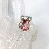 Pink Tourmaline Faceted Round Pendant PPGJ589 - Nature's Magick