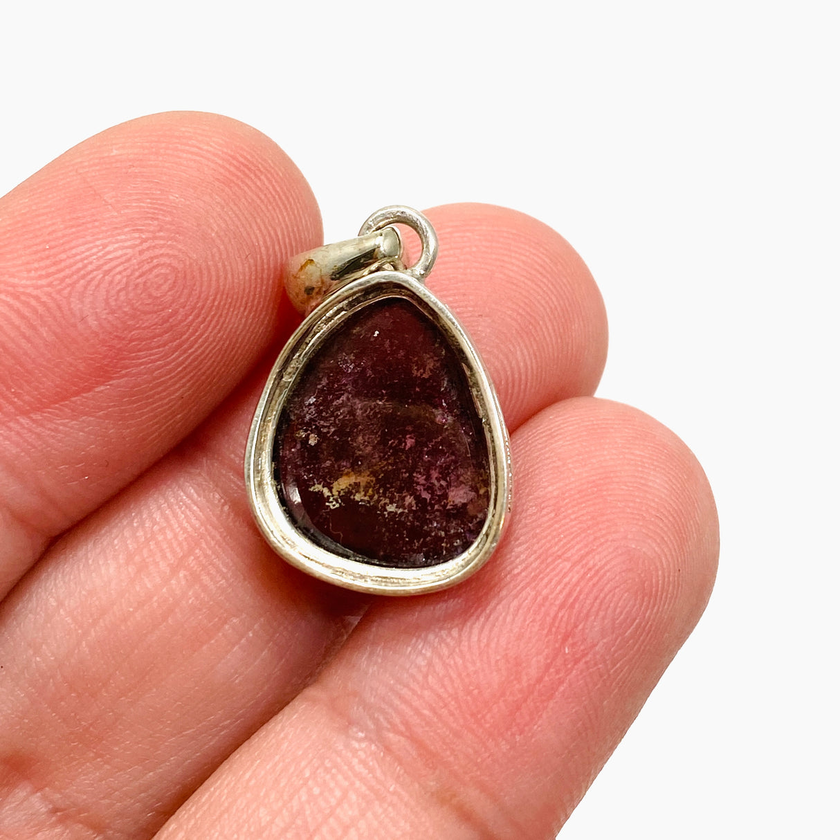 Pink Tourmaline Freeform Cabochon Pendant PPGJ929