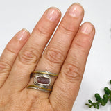 Pink Tourmaline- Leaf Setting Raw Rings R4224