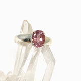 Pink Tourmaline Oval Faceted Ring Size 6.5 PRGJ534