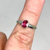 Pink Tourmaline Oval Faceted Ring Size 7 PRGJ530