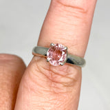 Pink Tourmaline Oval Faceted Ring Size 8.5 PRGJ533