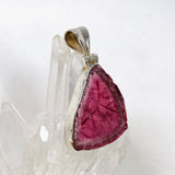 Pink Tourmaline Slice Pendant PPGJ577 - Nature's Magick
