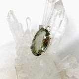 Prasiolite (Green Amethyst) Faceted Oval Pendant KPGJ4335 - Nature's Magick