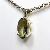 Prasiolite (Green Amethyst) Faceted Oval Pendant KPGJ4335 - Nature's Magick