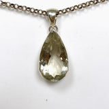 Prasiolite (Green Amethyst) Faceted Teardrop Pendant KPGJ4336 - Nature's Magick