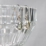 Prasiolite petite teardrop faceted earrings R2363-PRD - Nature's Magick