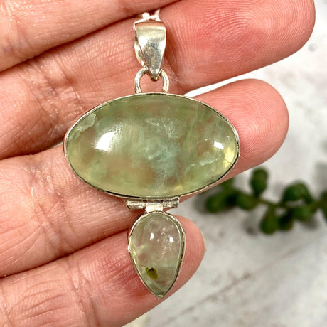 Prehnite Multistone Pendant KPGJ191 - Nature's Magick