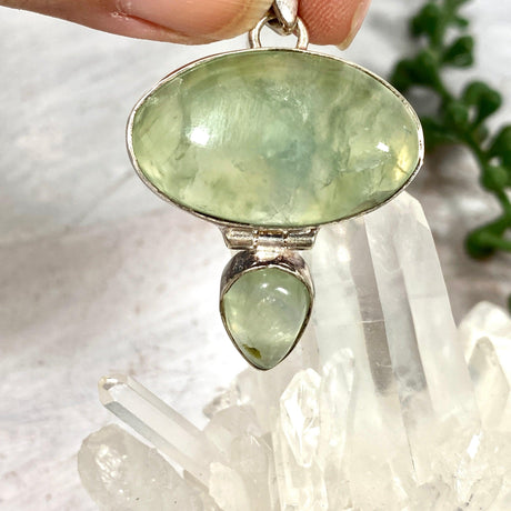 Prehnite Multistone Pendant KPGJ191 - Nature's Magick