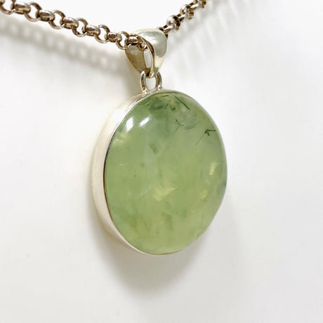 Prehnite Round Pendant KPGJ4284 - Nature's Magick