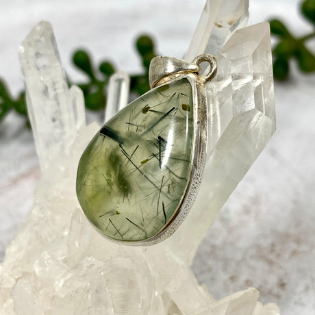 Prehnite teardrop pendant KPGJ2759 - Nature's Magick