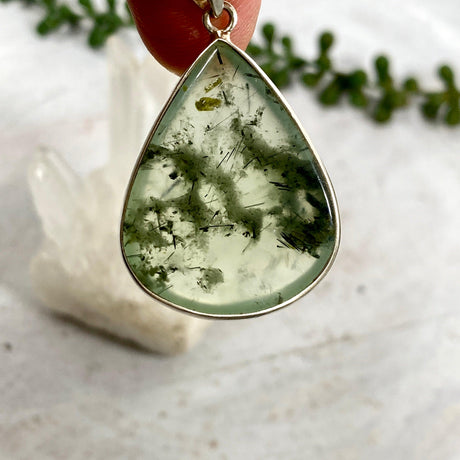 Prehnite teardrop pendant KPGJ2760 - Nature's Magick