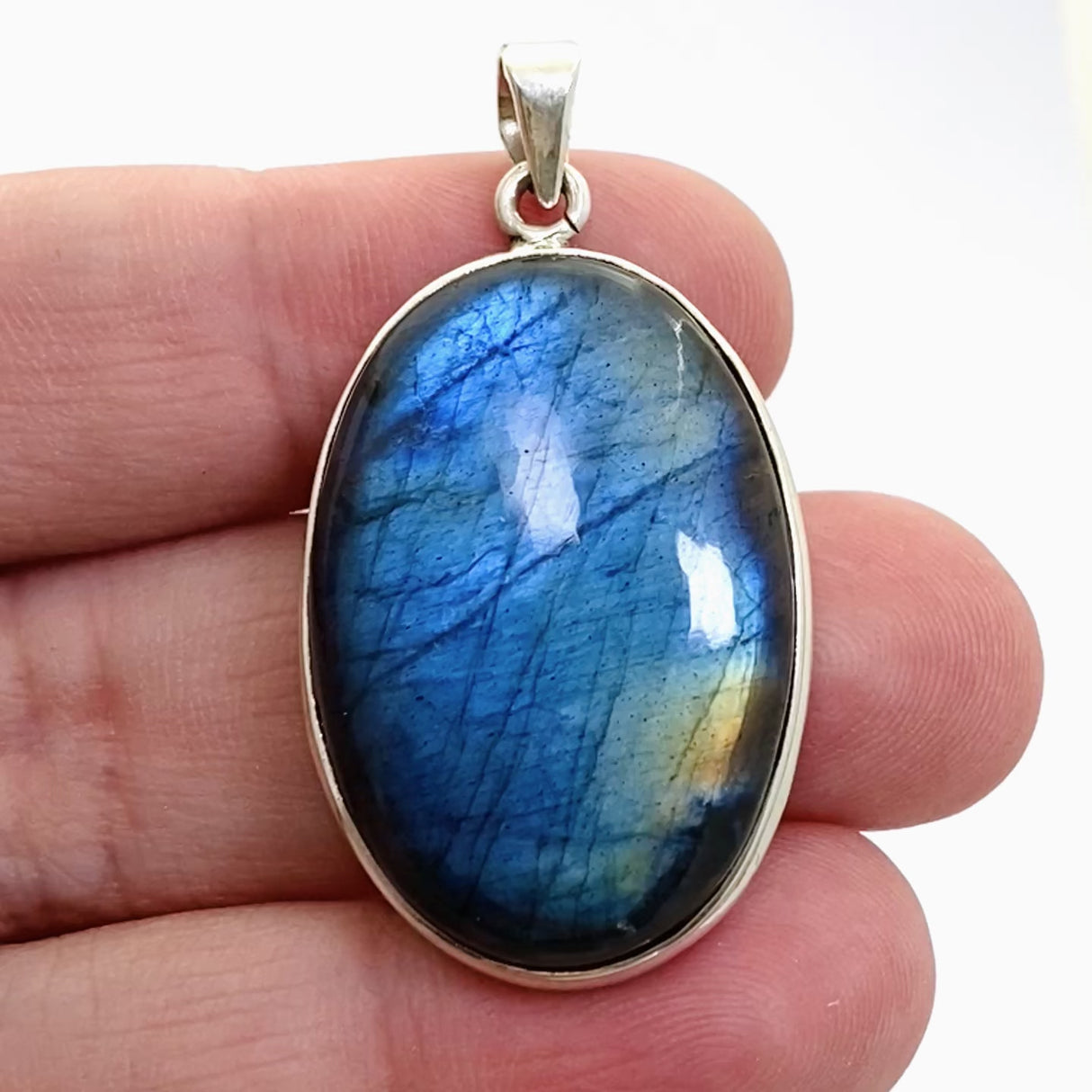 Labradorite Oval Cabochon Pendant THP-18
