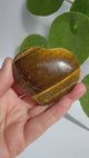 Golden Tiger's Eye Heart TEGH-01
