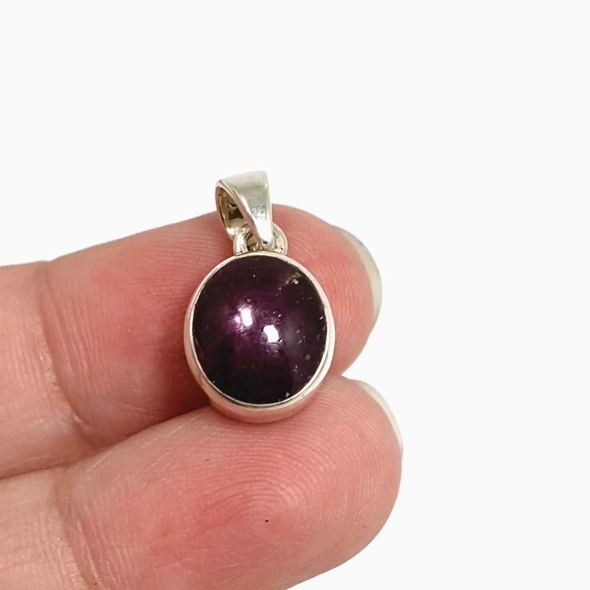 Star Ruby Oval Cabochon Pendant PPGJ1207
