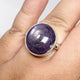 Sapphire Oval Ring with Hammered Band Size 11 KRGJ3189