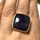 Iolite Sunstone Square Cabochon Ring Size 9 PRGJ667